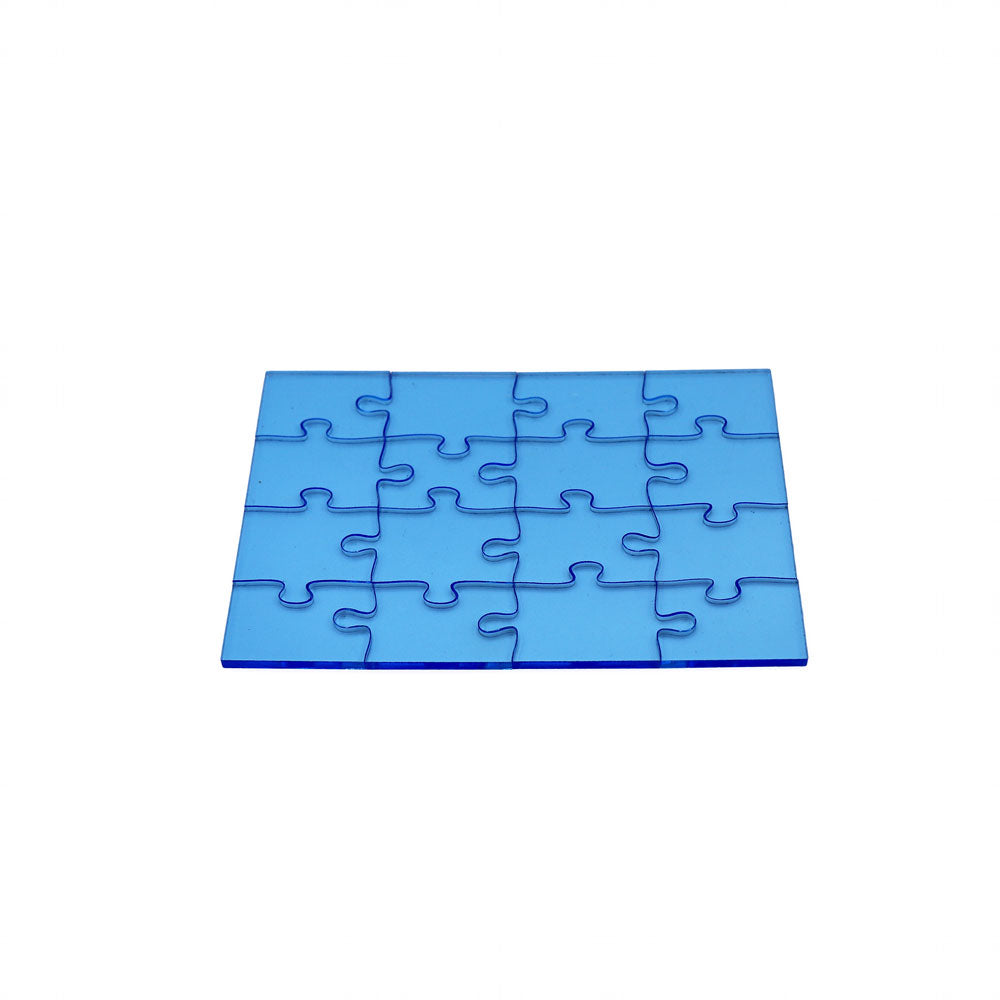 Blue Acrylic 16 Piece Stoner Puzzle