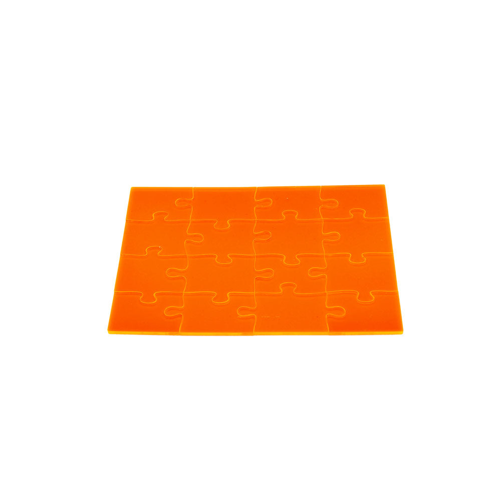 Orange Acrylic 16 Piece Stoner Puzzle
