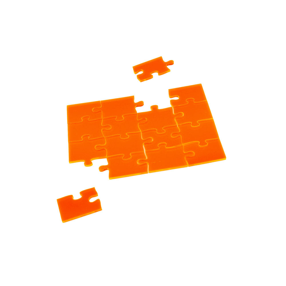 Orange Acrylic 16 Piece Stoner Puzzle