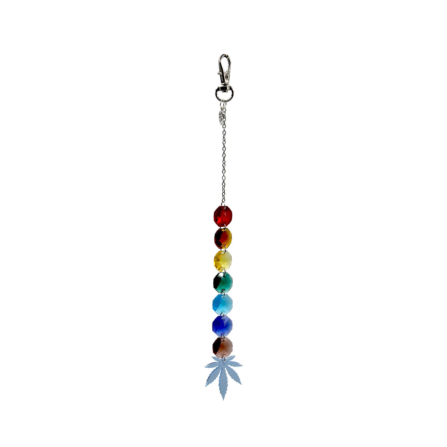 Rainbow Blue Leaf Sun Catcher